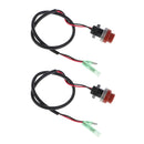 2 Pcs Round Push Button Switch