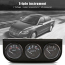 52mm Triple Gauge 3 in 1 (Voltmeter + Water Temp Gauge + Oil Press Gauge) S