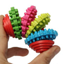 Colorful Rubber Pet Dog Puppy Dental Teething Healthy Teeth Gums Chew Play  Z3U4