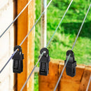20 Pcs Tarp Clips Multipurpose Secures Clamp with Strong Clamp Trap Clip CamK4O9