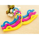 Travel portable plastic hanger travel simple folding hanger drying racks