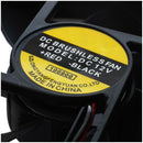 Black Plastic Square 9025 90 x 90 x 25mm DC 12V 0.25A Cooler Fan