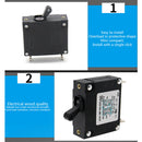 Single Pole A Series Triggering Boat Hydraulic Magnetic Circuit Breaker Portable
