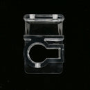 Acrylic Aquarium Pipe Clip Clamp Holder to Fix 12mm/16mm Inflow Outflow Water