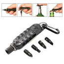 Multi-use Portable Combination Screwdriver Toolkit Set with LED Flashlight