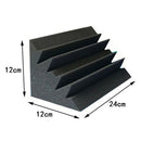New 8 Pack of 4.6 in X 4.6 in X 9.5 in Black Soundproofing Insulation Bass  U8U8
