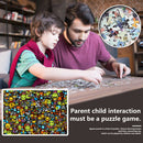 1000pcs DIY Dense Cartoon Animals Puzzle Educational Assembling Jigsaw Toys