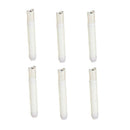 6PCS 155mm Electric LED Candle Flameless Candle with Switch Warm White