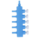 1PC Aquarium Fish Tank 5 Holes Air Pump Plastic Water Tube  Control Va ME