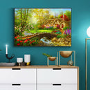 5D Full Drill Square Diamond Painting Cross Stitch Mosaic (F002 Bridge)
