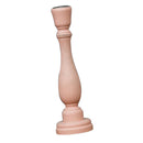 Candlestick Pillar Candle Stand Tealight Holder for Dinner Party-Pink-L