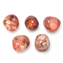 5Pcs Natural Banded Agate Madagascar,Xlarge Tumbled Beautiful Patterns BX