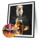 5D Dog Diamond Embroidery Painting Cross Stitch DIY Art Craft Home Decor