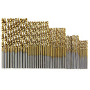 100pc Titanium Coated HSS High Speed Steel Drill Bit Set Tool 1/1.5/2/2.5/3