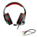 Wired Colorful Gaming Headset Stereo Surround Sound RGB LED Light Noise