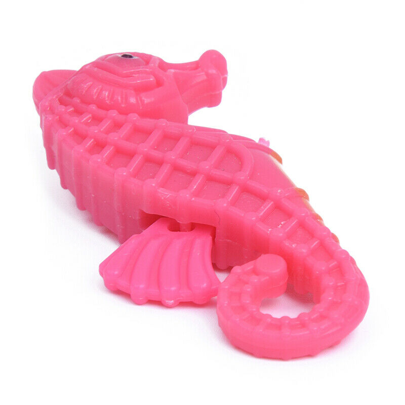 3 Pcs Plastic Artificial Seahorses Pink for Fish Tank Aquarium H6M4