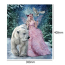 5D DIY Full Drill Diamond Painting Beauty Beasts Cross Stitch Embroidery