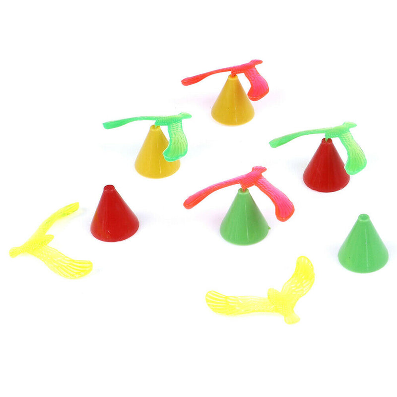 5Set balancing bird + pyramid magic physics science enlightenment funny kid BD~