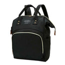 Mummy Maternity Backpack Large Capacity Baby Nursing Diaper Handbag (Black) A