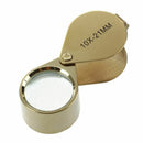 10x Magnifying Magnifier Glass Jewellers Eye Foldable Jewelry Loop Loupe(Go