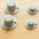 4Pcs Laptop Heat Reduction Pad Cooling Feet Cooler Stand Pad Leg Suction JR