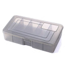 5 Grids Clear Plastic Fishing Lures Bait Storage Tackle Box Container Orga wer