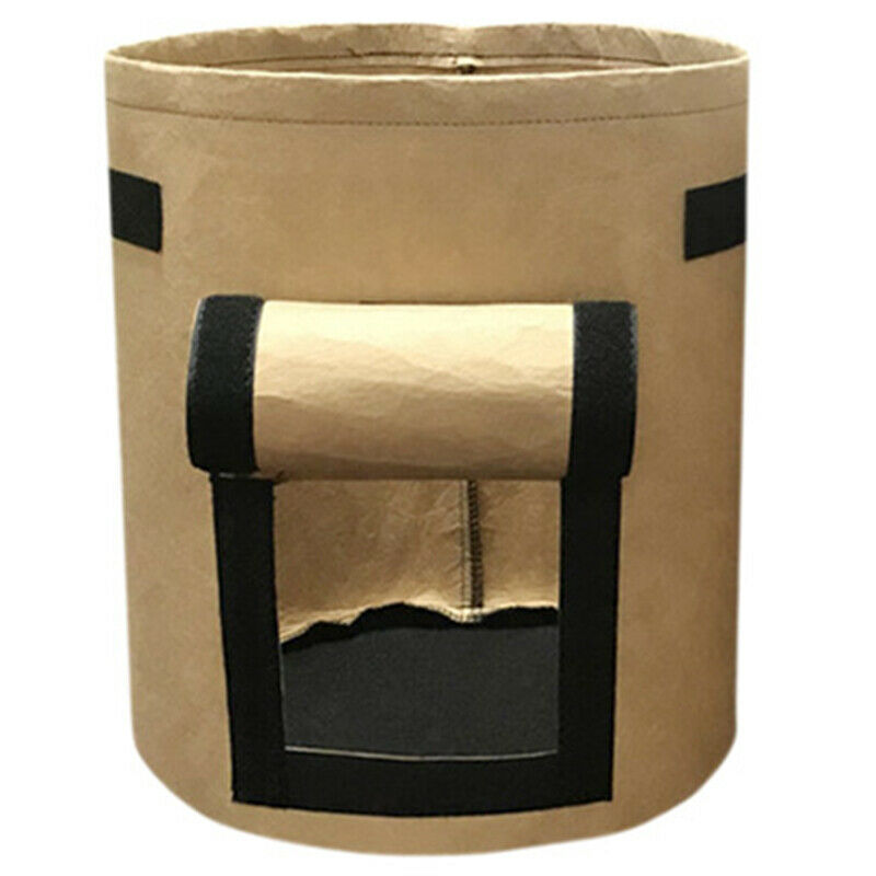 Potato Planter Bag/Plant Pots,7-Gallon Window Vegetable Planting Grow Bag,D