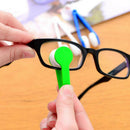 24x Microfiber Spectacles Eyeglasses Cleaner Cleaning Brush Wipe Kit Green