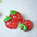 Cute 12pcs Red Strawberry Fruit Flatback Scrapbooking Pendant Phone~DIY V0F D4L5