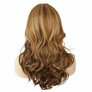 Women Ladies Fashion Long Wavy Blonde Party Curly Wig Ful D4G0 x Fiber O3B8