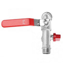 Double Valve 90 Degree Water Tap 1/2 inch Brass Faucet Home Outdoor Garden  Z1A2