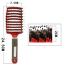 Curved Hair Rows Anti Static Vent Comb Brush Barber Hairdressing Massag PYS FJB