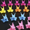 20pcs Mini Hair Claws Candy Colour Hair Clips Butterfly Hair Clamps Accessories