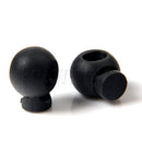 10xMini Round Ball Cord lock Toggles Stops Drawstring Rope Cord Locks Fashion