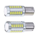 2pcs 1156 5630-33SMD Led Car Turn Signal Brake Light Tail Rear Reverse Lamp SN9F