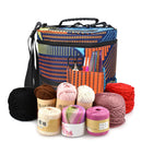 Knitting Bag Yarn Storage Durable Nylon Yarn Bag Yarn Organizer Bag Case 4#