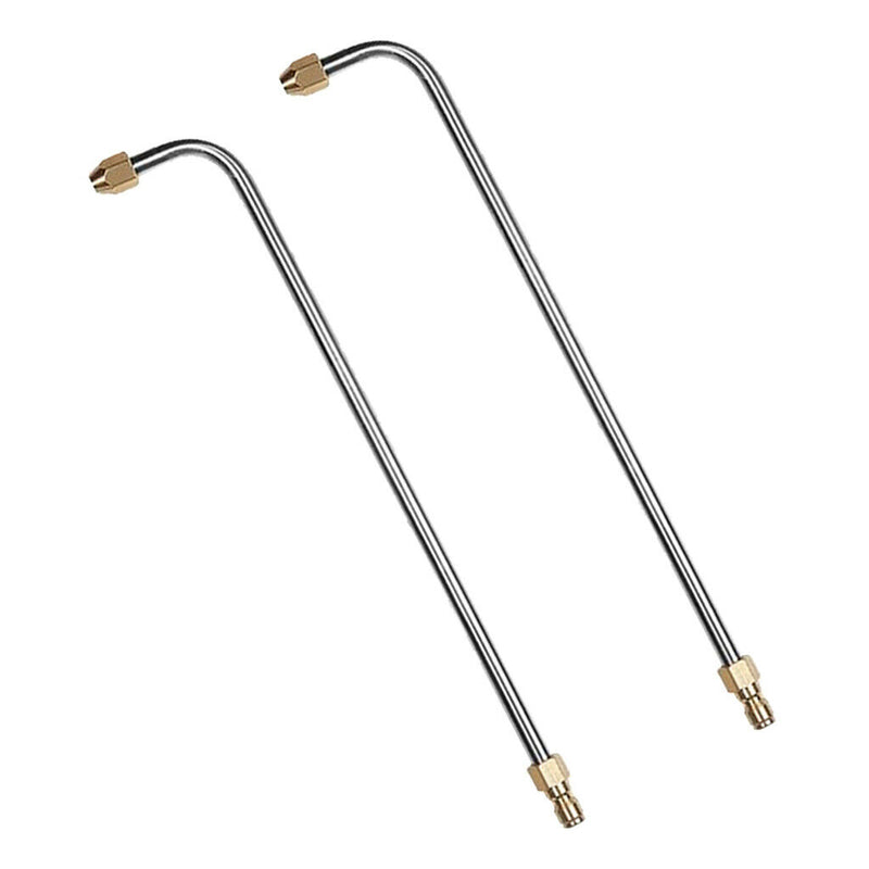2pcs 90 Degree Angled Lance Extension Wand 1/4 Inch Quick Release Up to 3600PSI