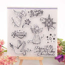 Fairy Dove Stars Silicone Clear Rubber Stamps Seal Scrapbooking Album Card Diary