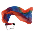 2x Women Belly Dance Silk Veil Poi Throw Balls Stage Props Accessories