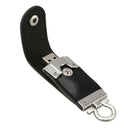 Black USB3.0 Business Leather Flash Drive Memory Stick U-Disk (16GB)