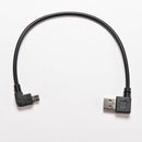 USB A 2.0 Right Angle Male to Micro USB Right Angled 90Â° Cable Cord 27cm OZ