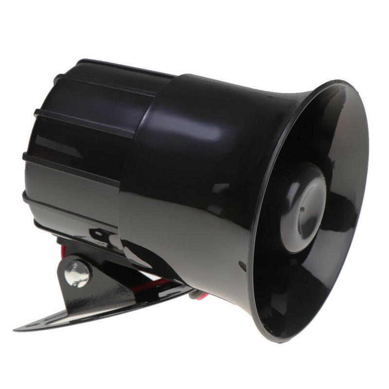 12V 110dB Car Alarm Electric Air Horn Siren Speaker 6-Sound Tone Super Loud 20W