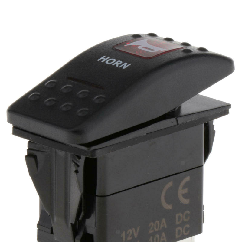 Performance 12V Toggle Horn Switch Car Boat Speaker Press Button Accessories