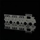 Train Cutting Dies Stencil DIY Scrapbooking Album Paper Embossing Card Dxyc J7V0