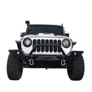 1 Pair Front Light Headlight Trim Cover Bezels for Jeep Wrangler JK 07-17 A