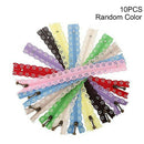 10pcs For Purse Bags Daily Zipper Lace Closed End DIY Sewing Universal Repair