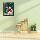 Cute Christmas Snow Man Cross Stitch Painting DIY 5D Diamond Embroidery