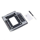 Aluminum Universal SATA 2nd HDD SSD 9.5mm Hard Drive Caddy Adapter for Laptop PC