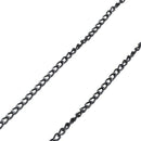5X( Fashion Black Metal Sunglasses Eyeglass Chain Adjustable Ends Glasses  T4W6)