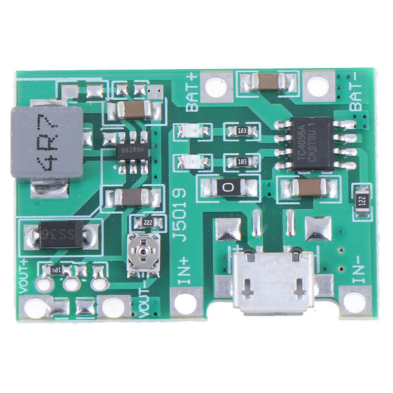 Li-ion 18650 3.7V 4.2V Battery Charger Board DC-DC Step Up Boost Mod Gw